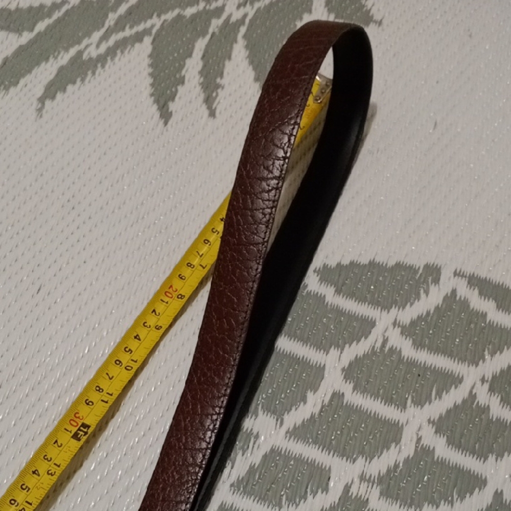 Vintage Brown Leather Men's Belt - Picture 8 of 8